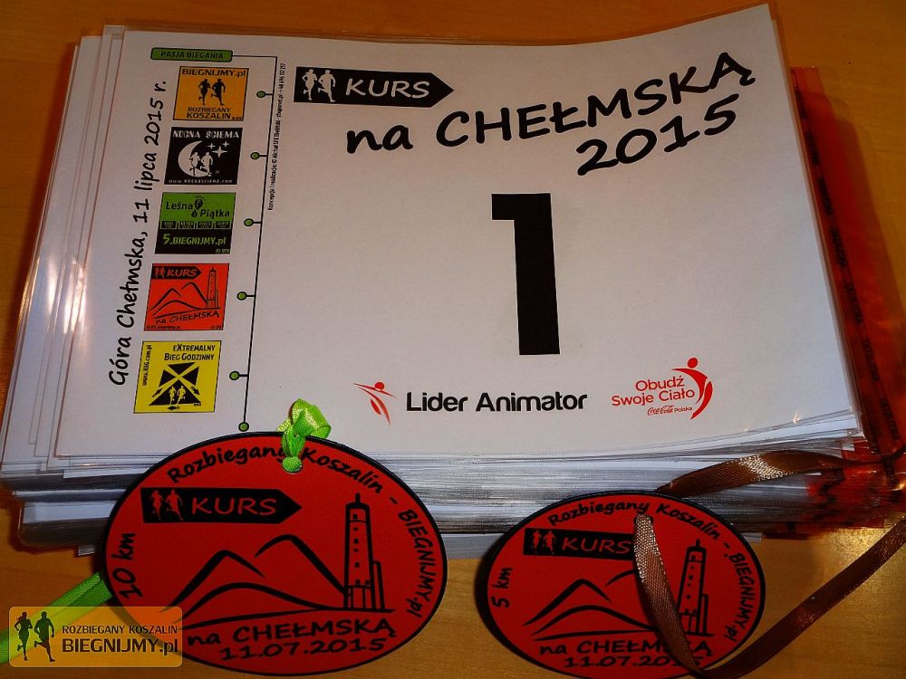 Numery startowe w Kursie na Chełmską 2015