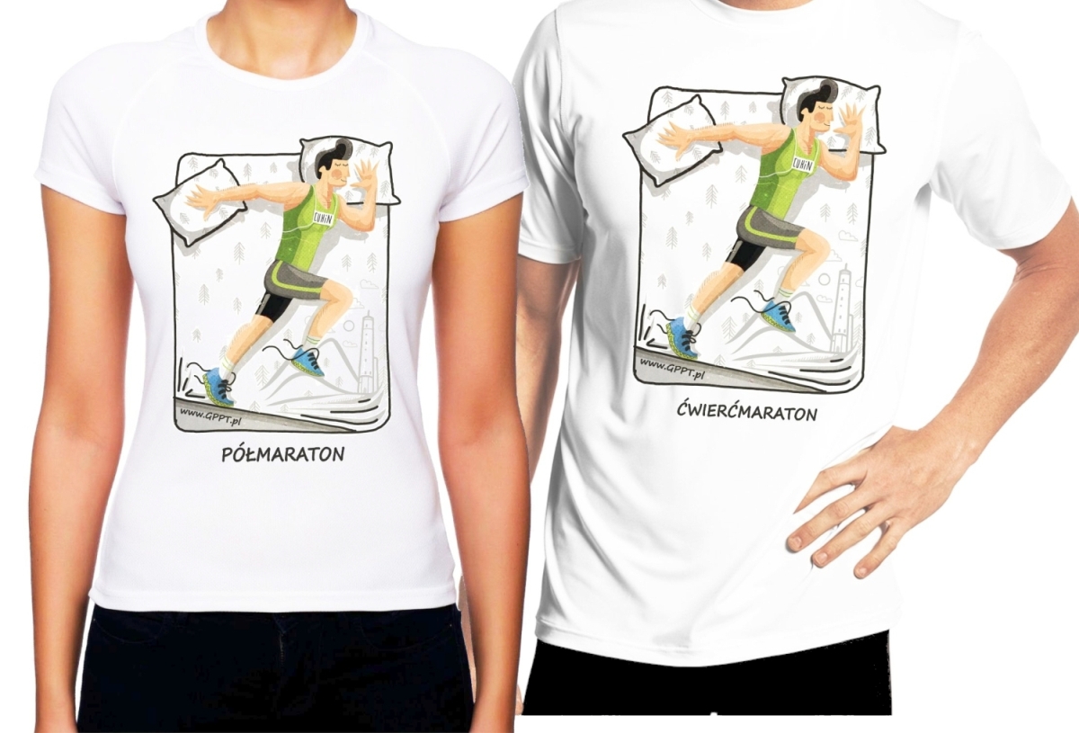 Koszulki biegowe - Cukin Art - Kurs na Chełmską 2019 i 3. Górski Półmaraton Pętli Tatrzańskiej (GPPT)