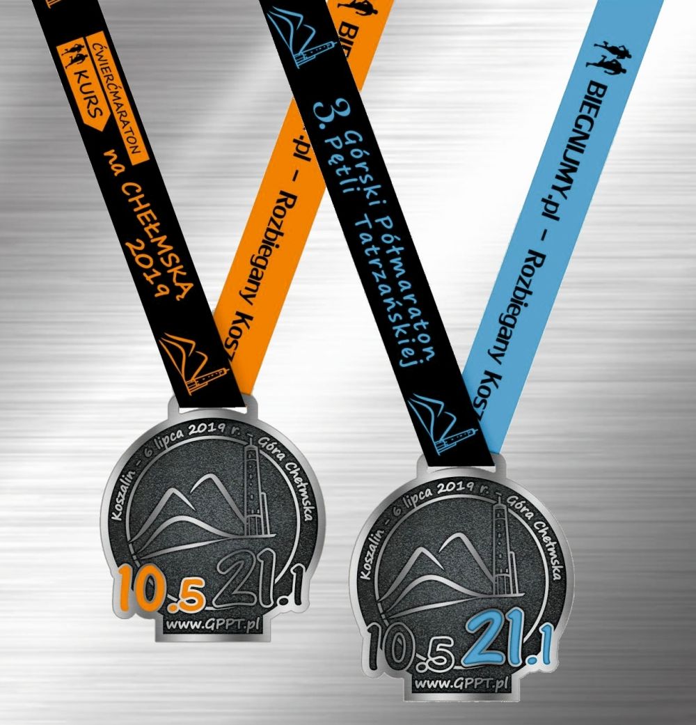 Medale - Kurs na Chełmską 2019 i 3. Górski Półmaraton Pętli Tatrzańskiej (GPPT)