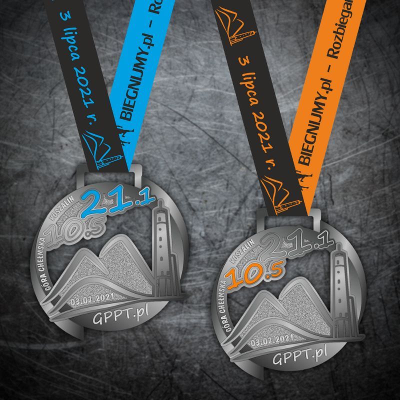 Medal - Ćwierćmaraton Kurs na Chełmską 2021 i 5. Górski Półmaraton Pętli Tatrzańskiej