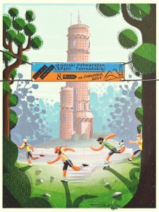 Plakat - Cukin Art - Kurs na Chełmską 2019 i 3. Górski Półmaraton Pętli Tatrzańskiej (GPPT)